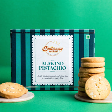 Almond Pista Cookies - Sumukh