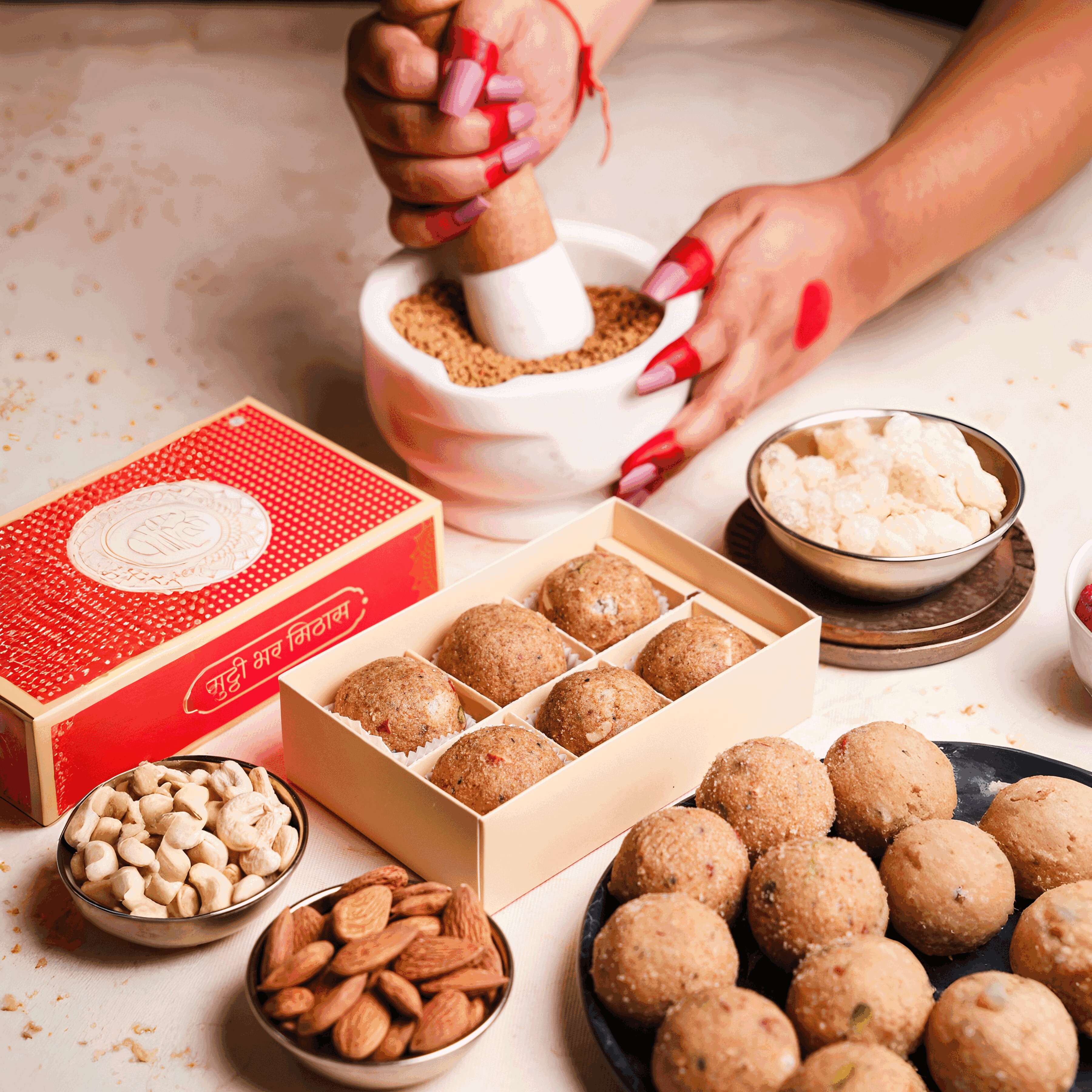 Sumukh Ladoos - In the vibrant food city of Indore