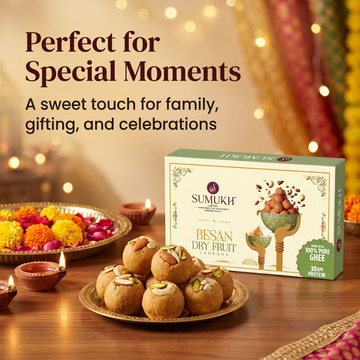 Besan Dry Fruits Laddoo