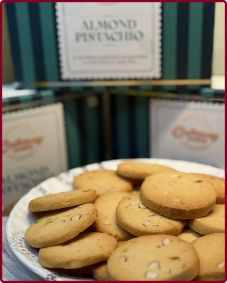 Almond Pista Cookies