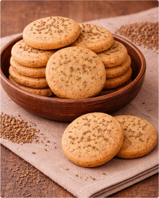 Atta Ajwain Cookies