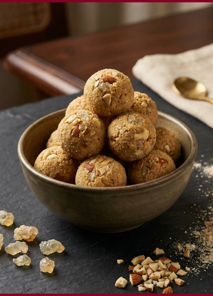 Low Sugar Gond Laddoo