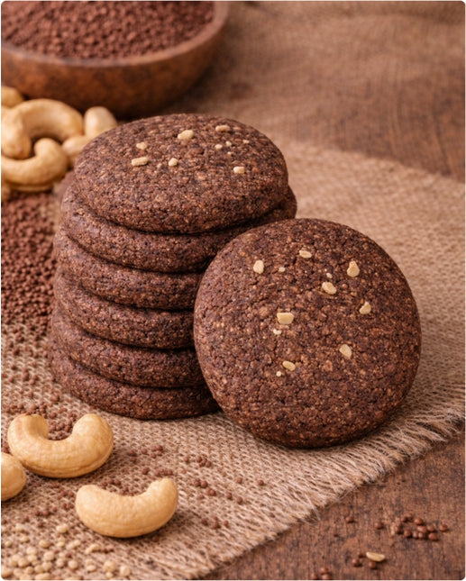 Raagi Cashew Cookies