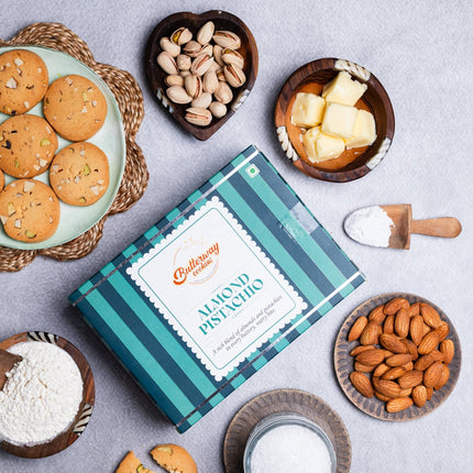 Almond Pista Cookies - Sumukh