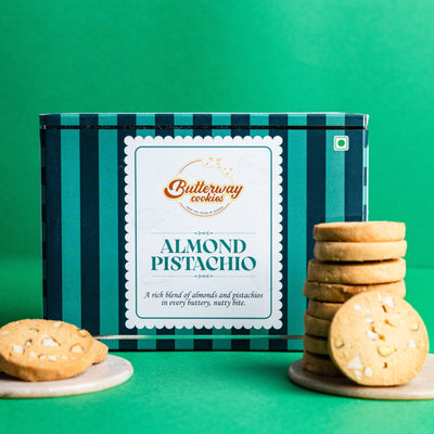 Almond Pista Cookies - Sumukh