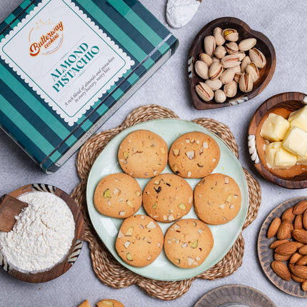 Almond Pista Cookies - Sumukh