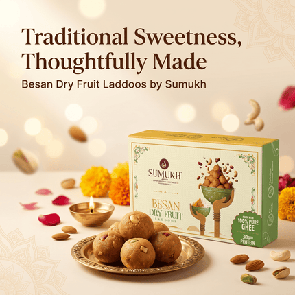 Besan Dry Fruits Laddoo - Sumukh