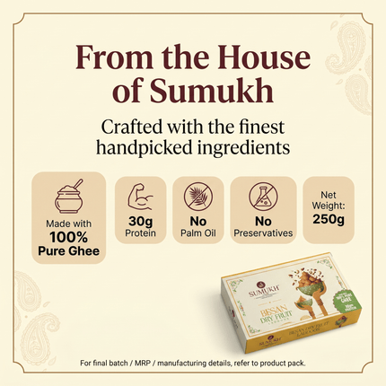 Besan Dry Fruits Laddoo - Sumukh