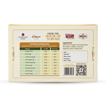 Besan Dry Fruits Laddoo - Sumukh