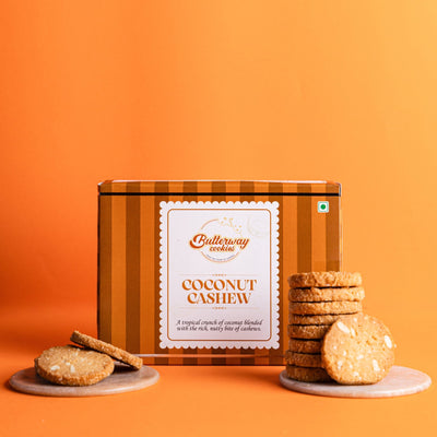 Coconut Cashew Cookies - Sumukh