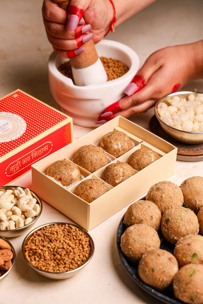 Premium Low Sugar Gond Ladoo - Sumukh